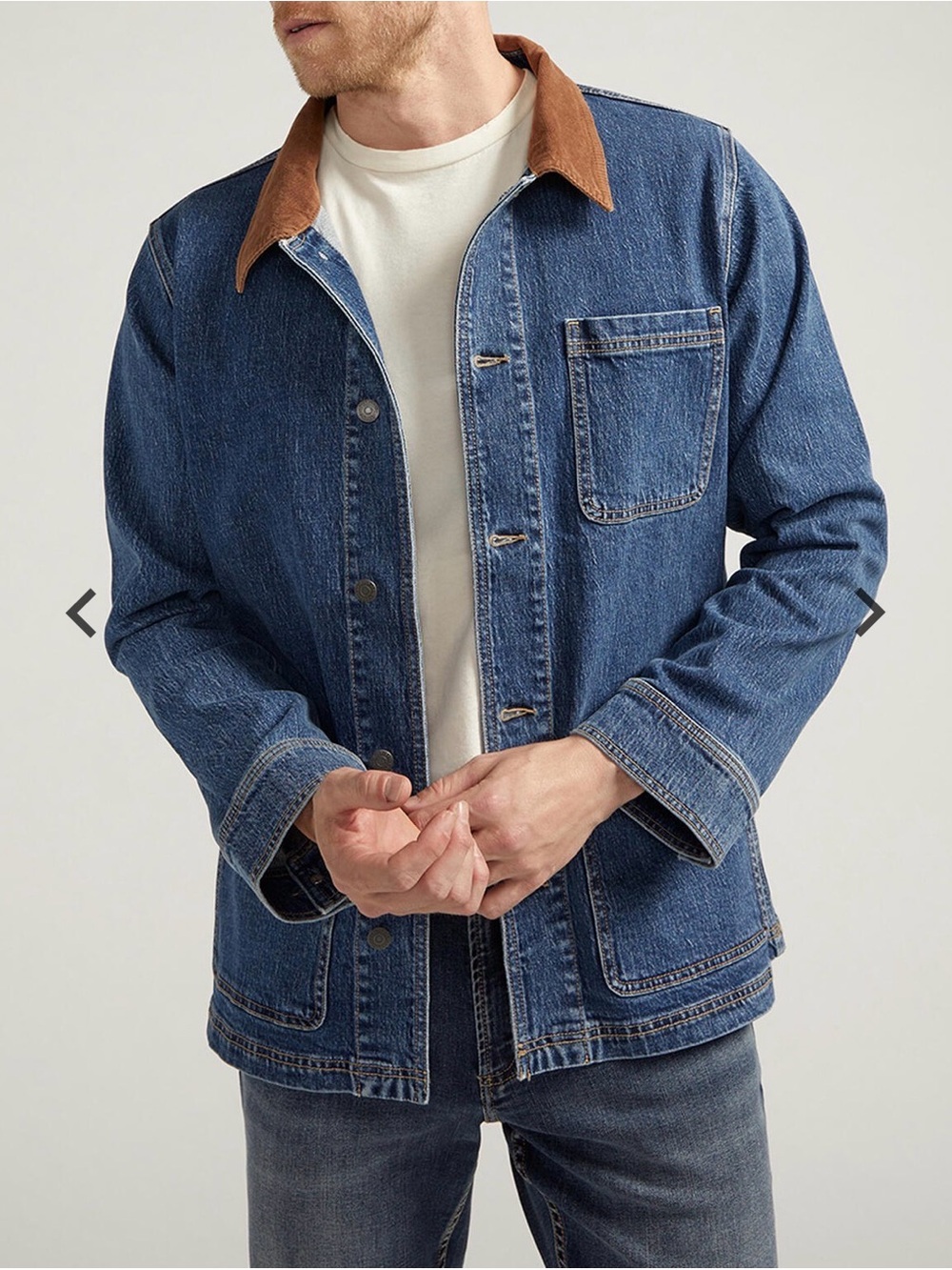 Unisex denim barn jacket